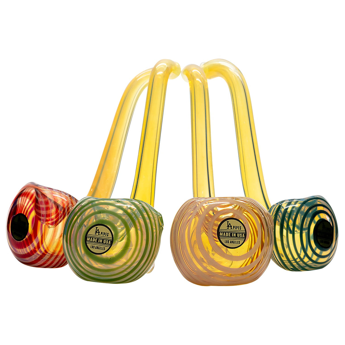 LA Pipes 8 - "Flaco" Skinny Glass Sherlock Pipe