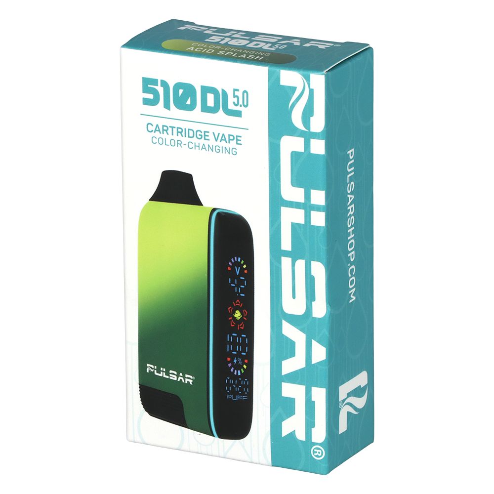 Pulsar ~ 510 DL 5.0 Precision Voltage Control LCD Screen Vape Bar | Thermo Series | 1000mAh