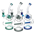 Pulsar ~ Inception Cube Water Pipe- 10.5"/14mm F/Colors Vary