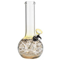 LA Pipes - Raked Tiger Stripe Accented Beaker Bong 8"