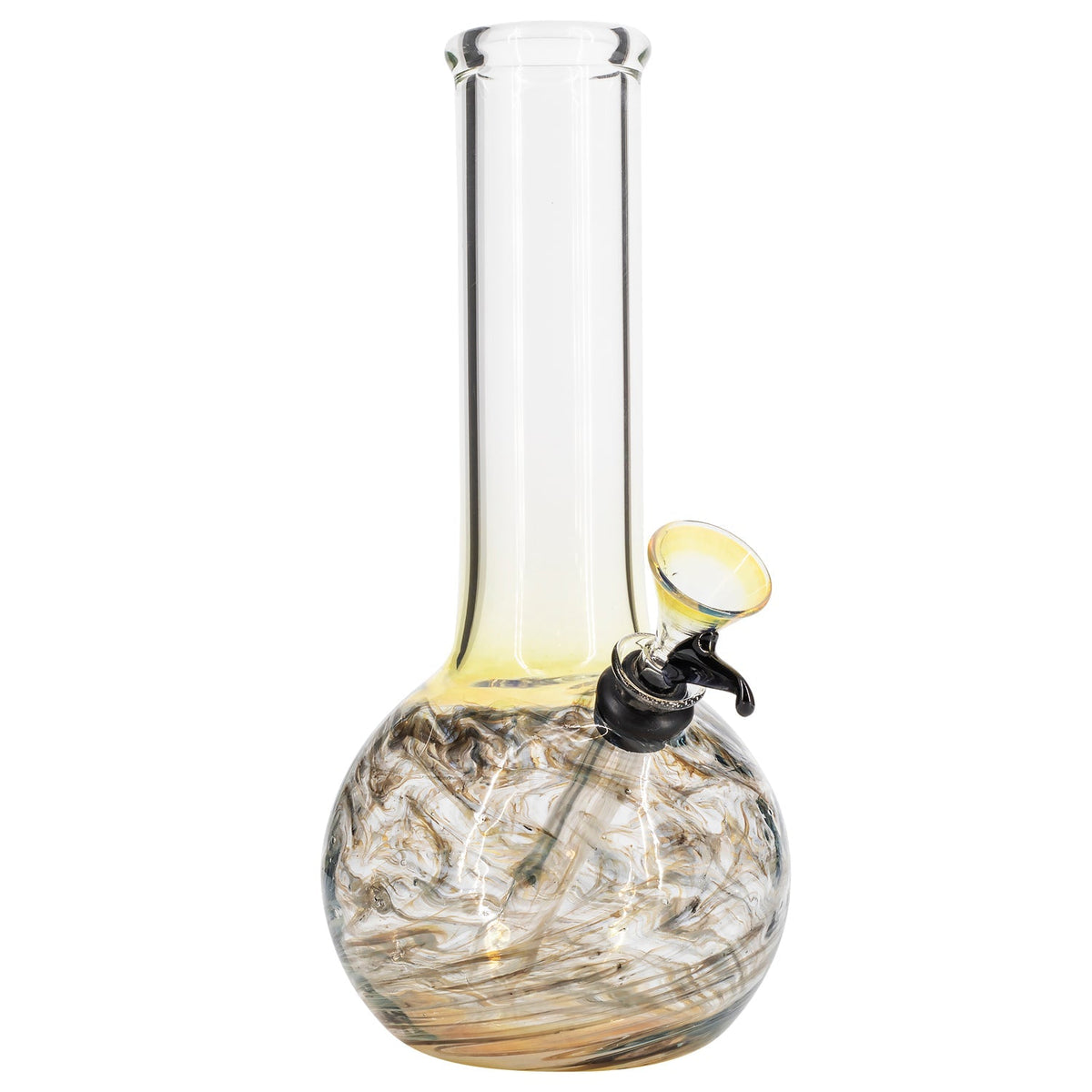 LA Pipes - Raked Tiger Stripe Accented Beaker Bong 8"