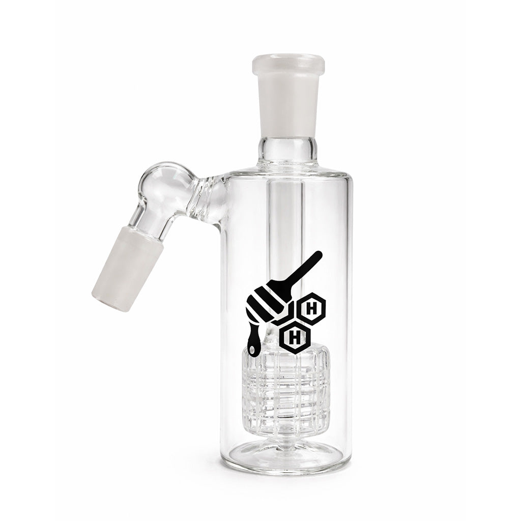 Honeybee Herb ~ MATRIX PERC GLASS CYLINDER ASH CATCHER