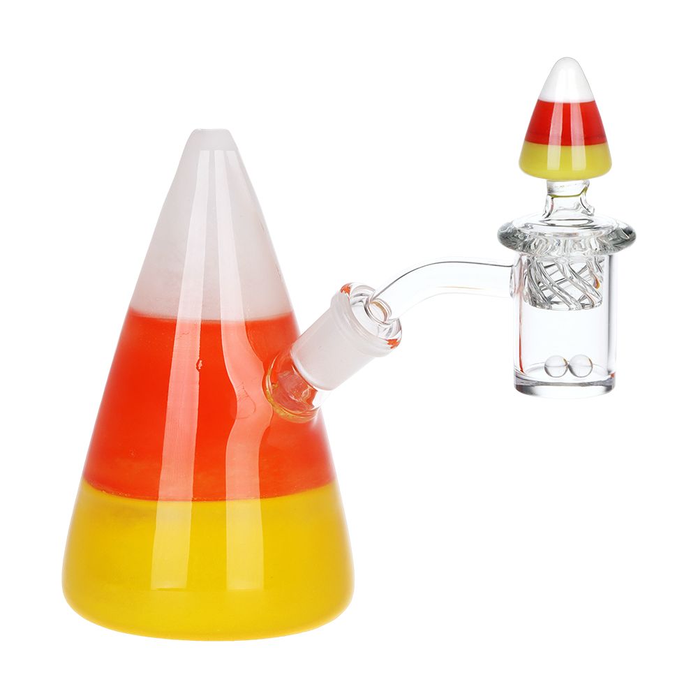 Pulsar ~ Kandy Korn Glass Dab Rig Set - 5" / 14mm F