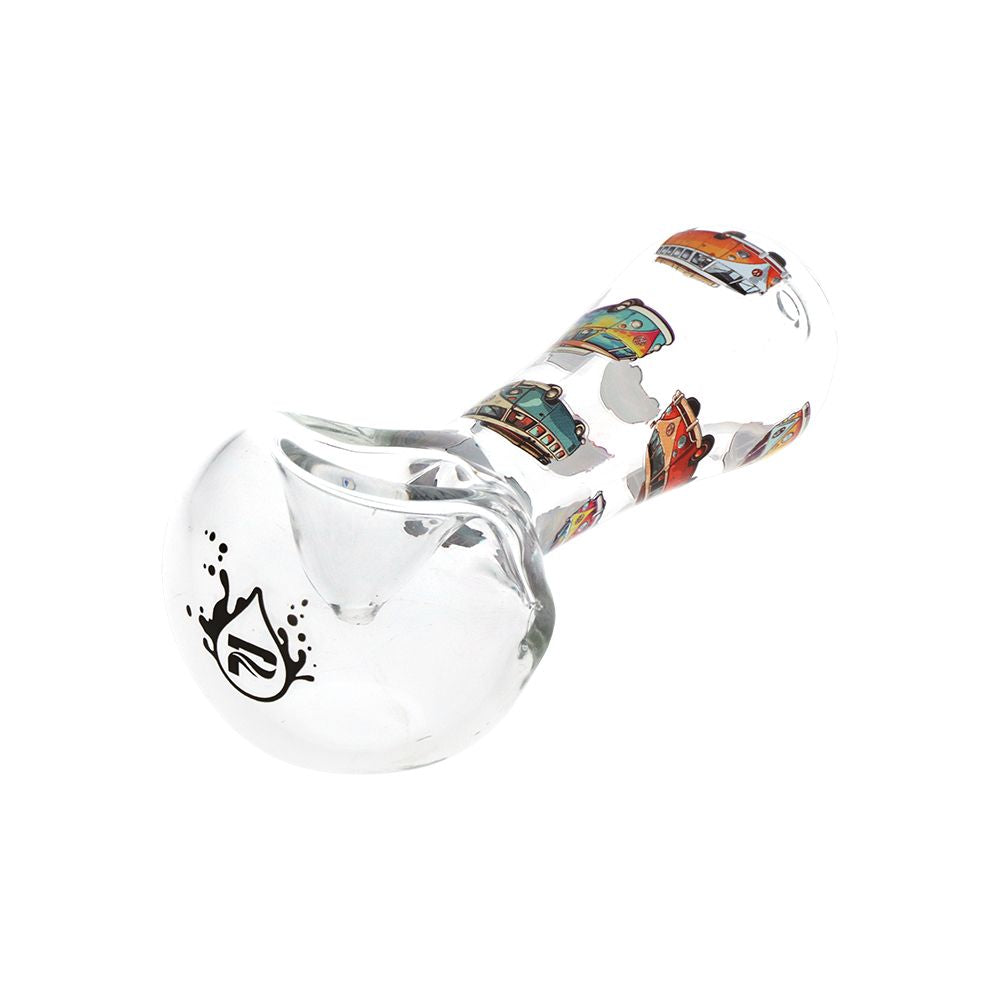 Pulsar ~ VW Bus Glass Spoon Pipe - 4.5" 3CT