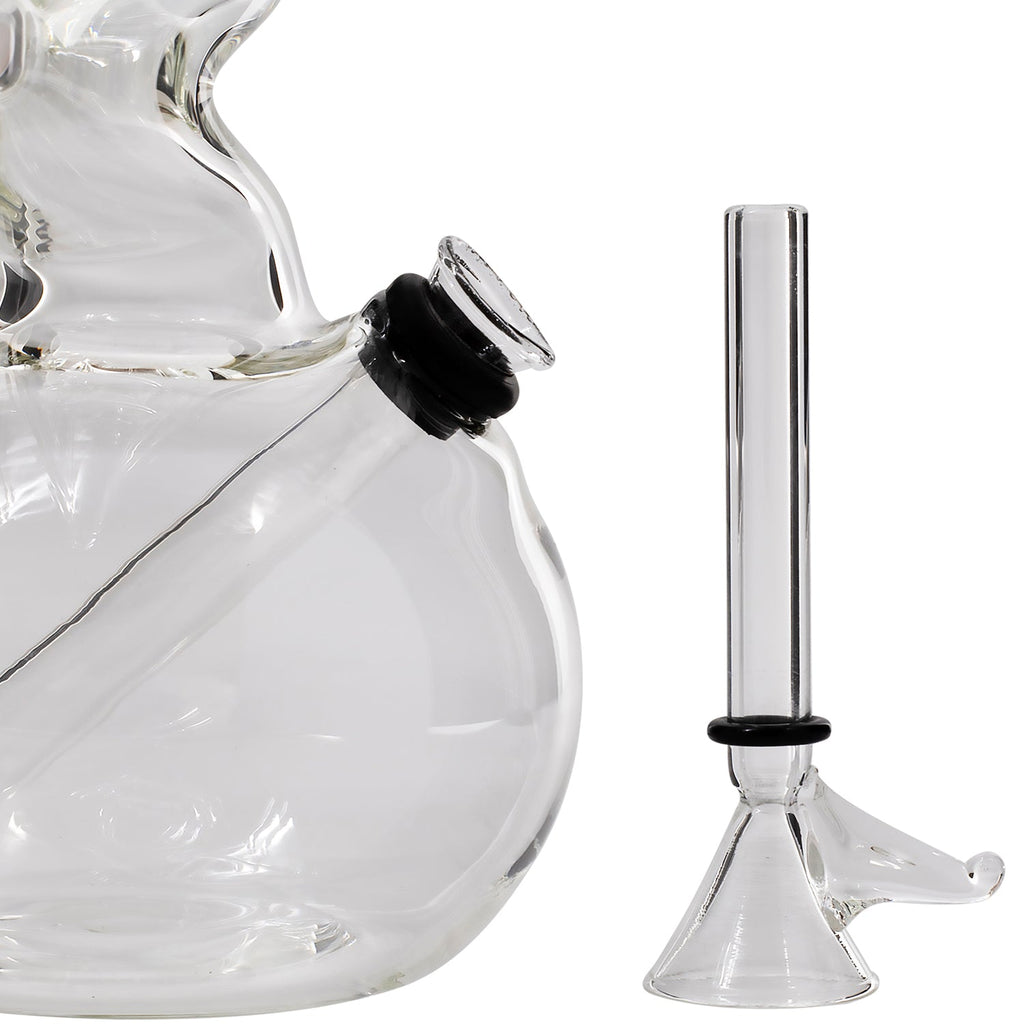LA Pipes - "Jacob's Ladder" Crystal Clear Zong Bong