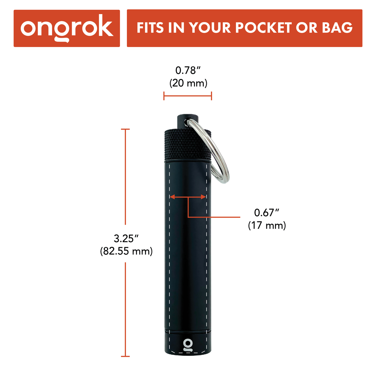 Ongrok - Aluminum Storage Keychain