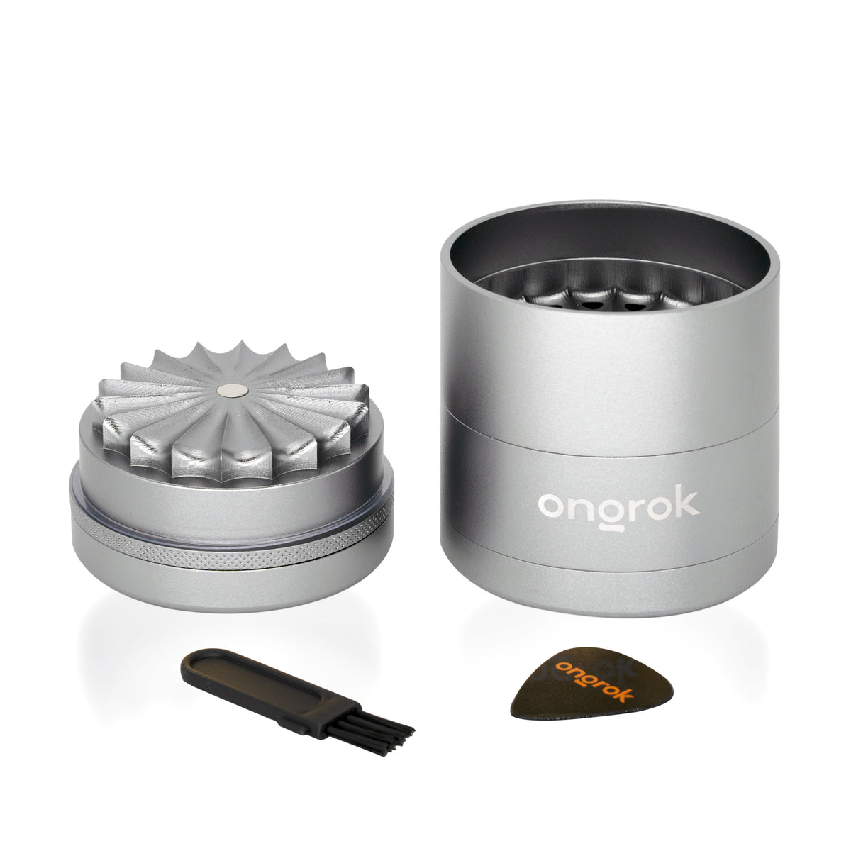 Ongrok - 5 Pc Flower Tooth Storage Grinder