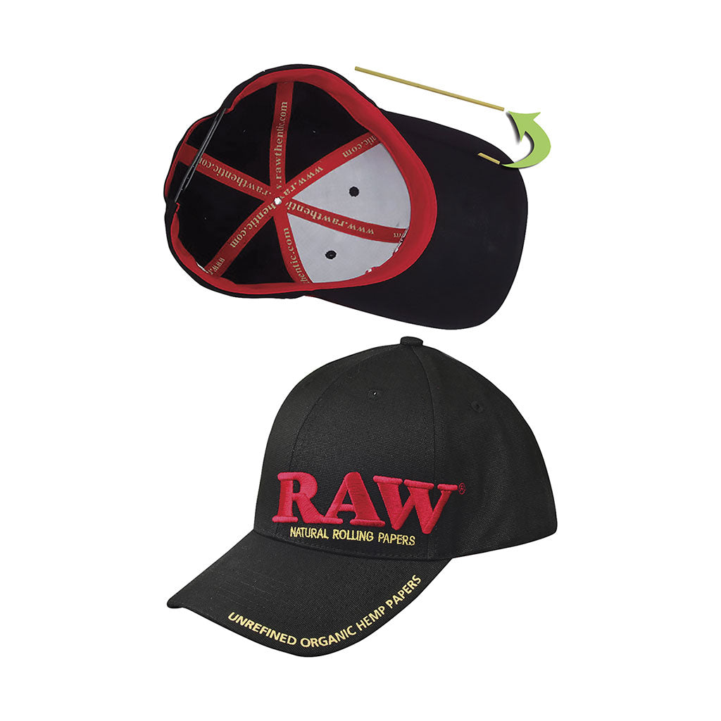 RAW - MENS BLACK HAT