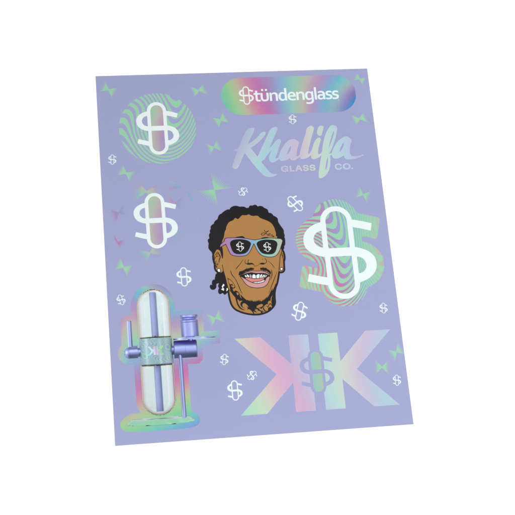 Stündenglass ~ Khalifa x Stündenglass Gravity Infuser - Violet Sky / Mints