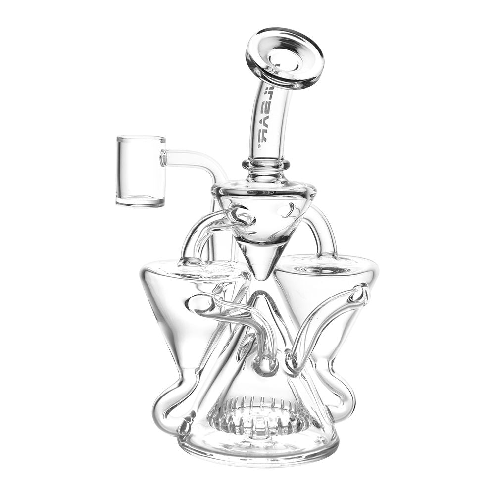 Pulsar ~ Dual Recycler Glass Dab Rig - 7.75" / 14mm F