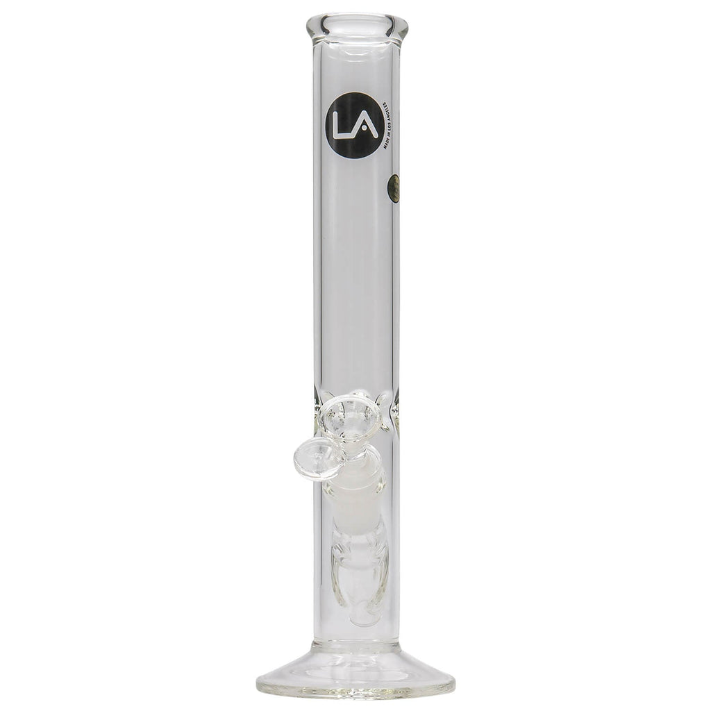 LA Pipes - 12" Clear Straight Shot Bong