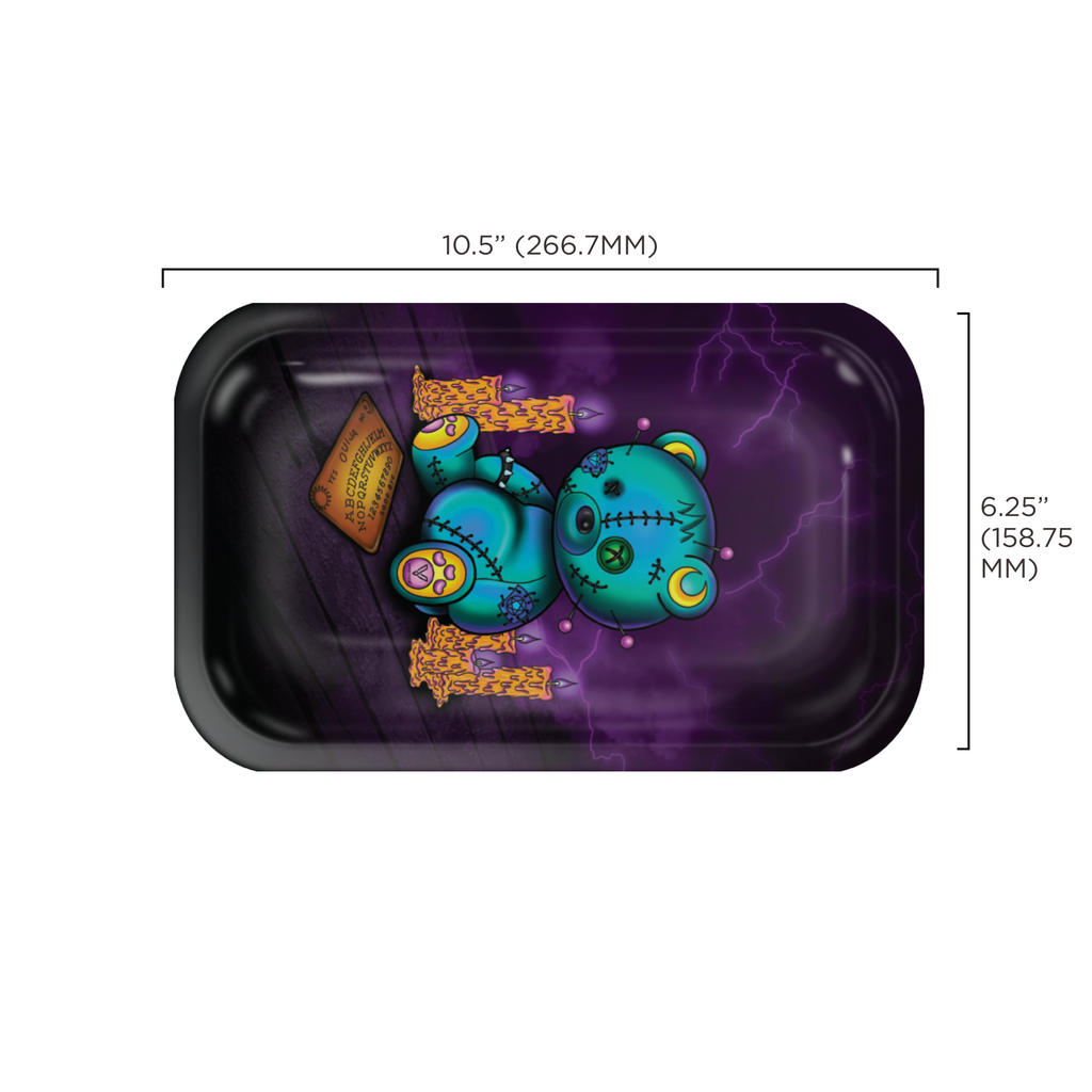 Ouija Bear Metal Rollin' Tray