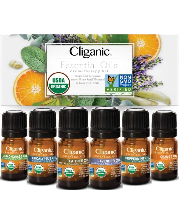 Essential Oils Set - Organic Aromatherapy Set