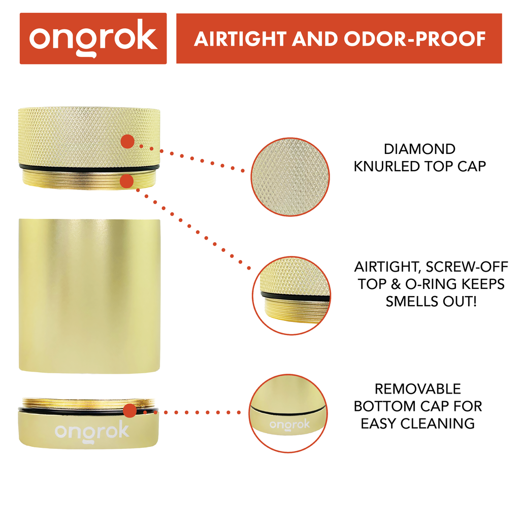 Ongrok - Aluminum Metal Storage Jar