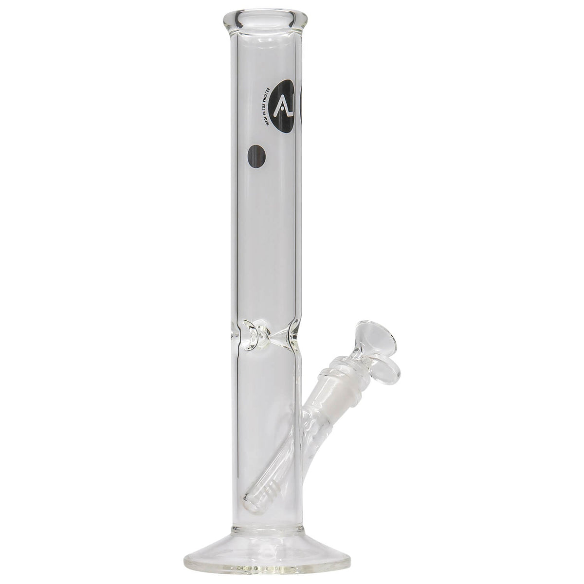 LA Pipes - 12" Clear Straight Shot Bong