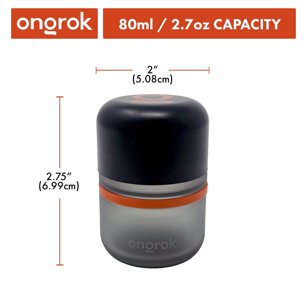 Ongrok - 80ml Child Resistant Jar | 6 Pack