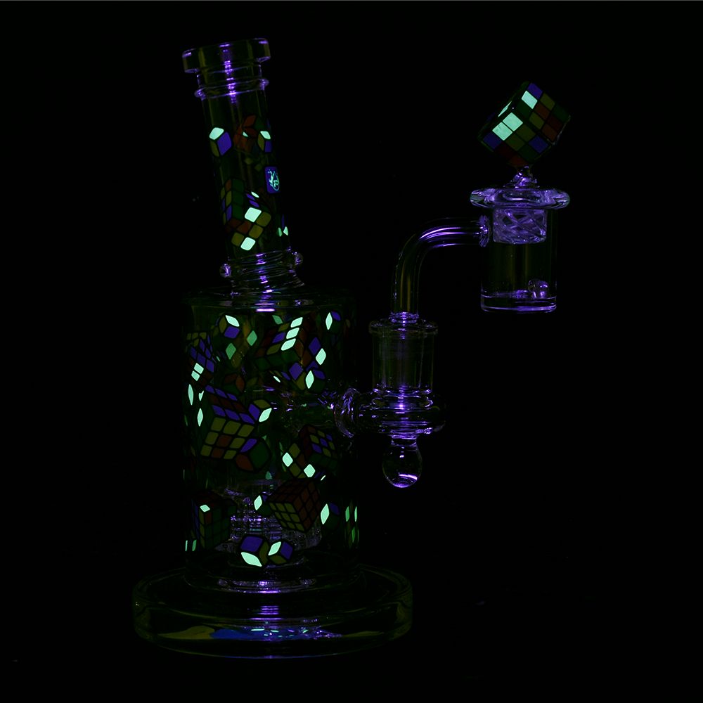 Pulsar ~ Greatest Hits Series Glow Dab Rig Kit / 8" / 14mm F