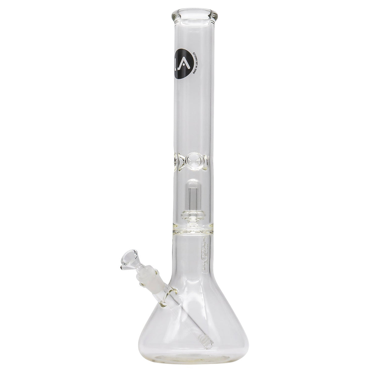LA Pipes - Thick Glass Beaker Showerhead Perc Bong