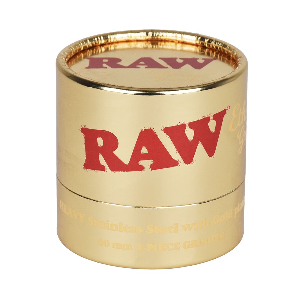 RAW - Ethereal Gold-Plated Stainless Steel Grinder - 4pc / 2.25"