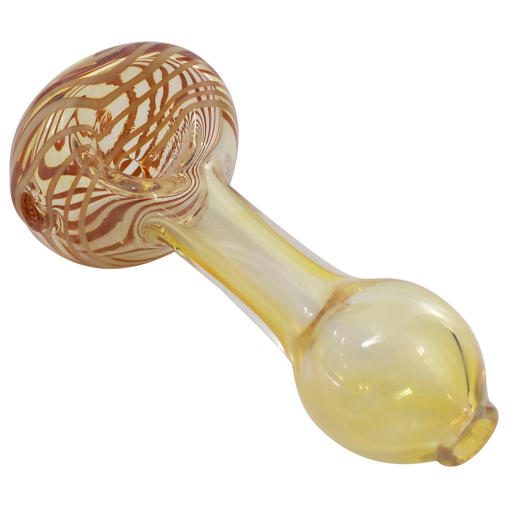LA Pipes - Spiral-Head Color Changing Glass Spoon Pipe