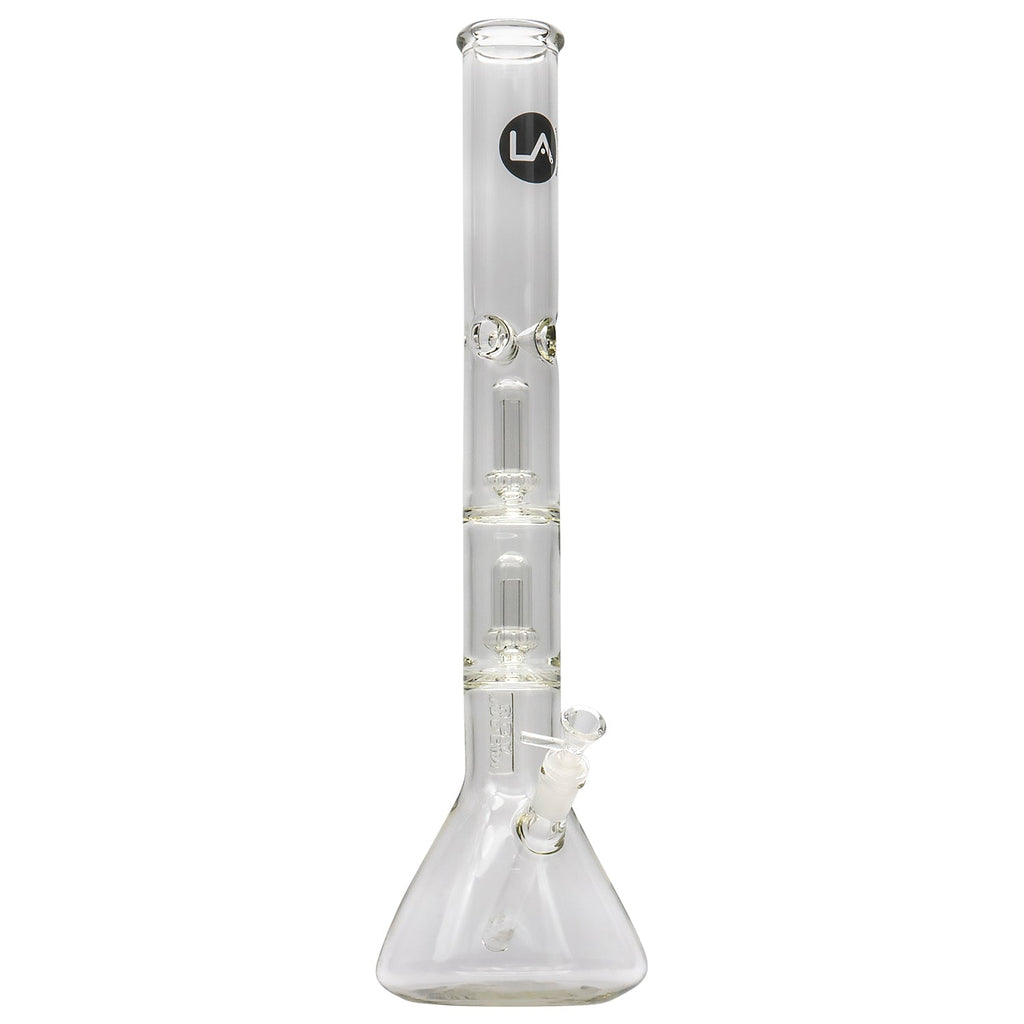 LA Pipes - Thick Glass Beaker Showerhead Perc Bong