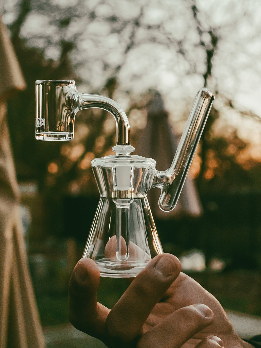 GRAV® > Hourglass Pocket Bubbler Rig - Clear