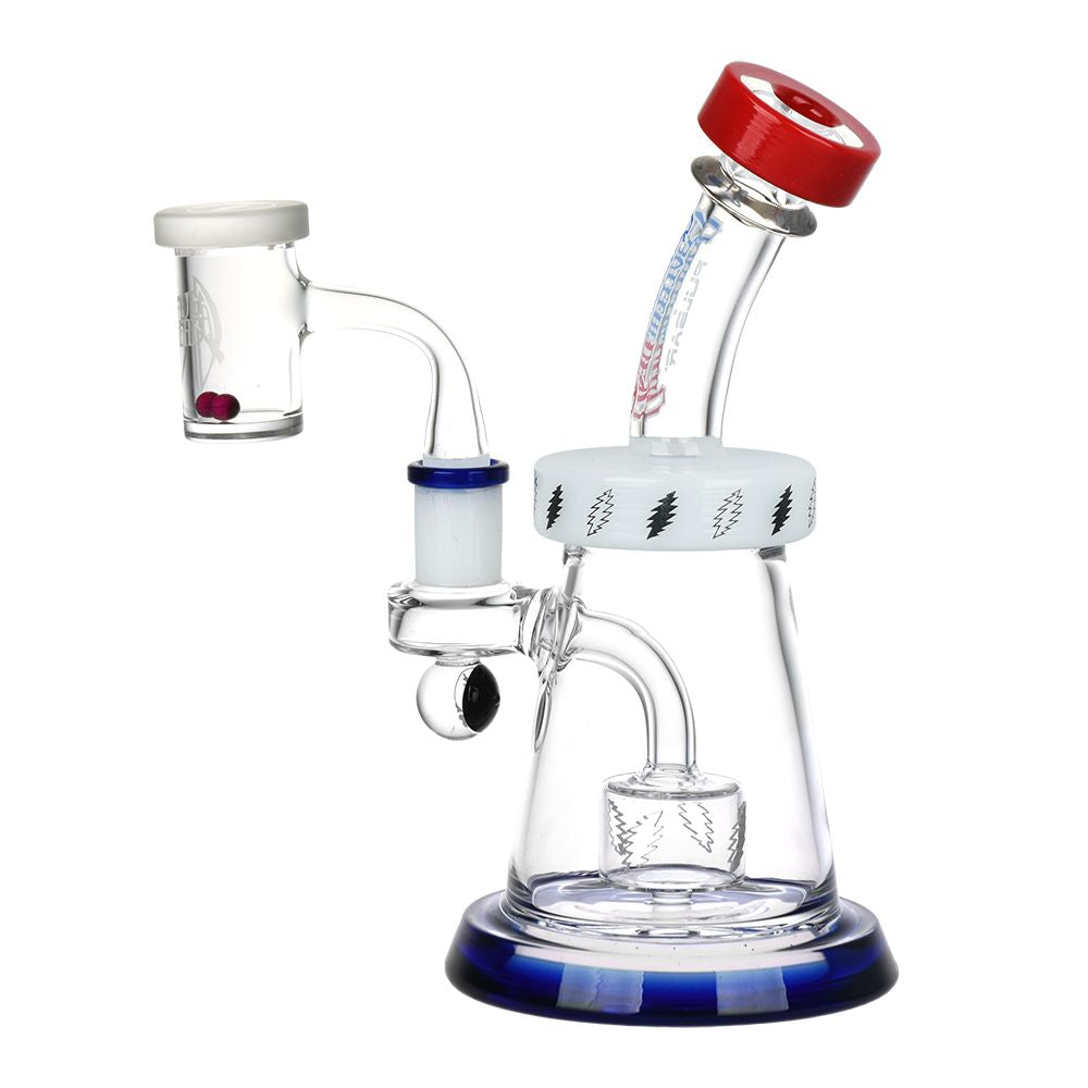 Pulsar ~ Grateful Dead x Pulsar Lightning Bell Dab Rig Set - 7.5" / 14mm F