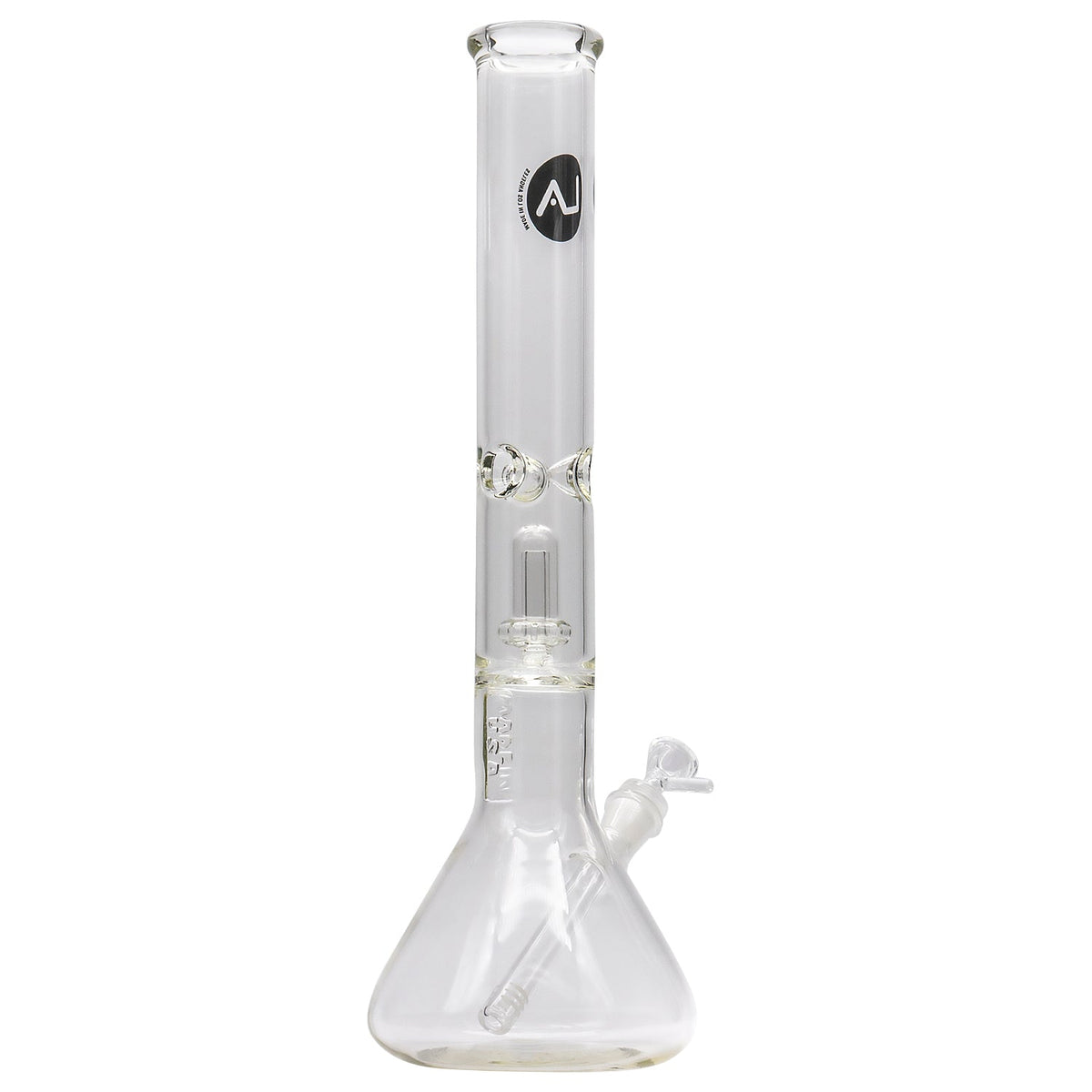LA Pipes - Thick Glass Beaker Showerhead Perc Bong