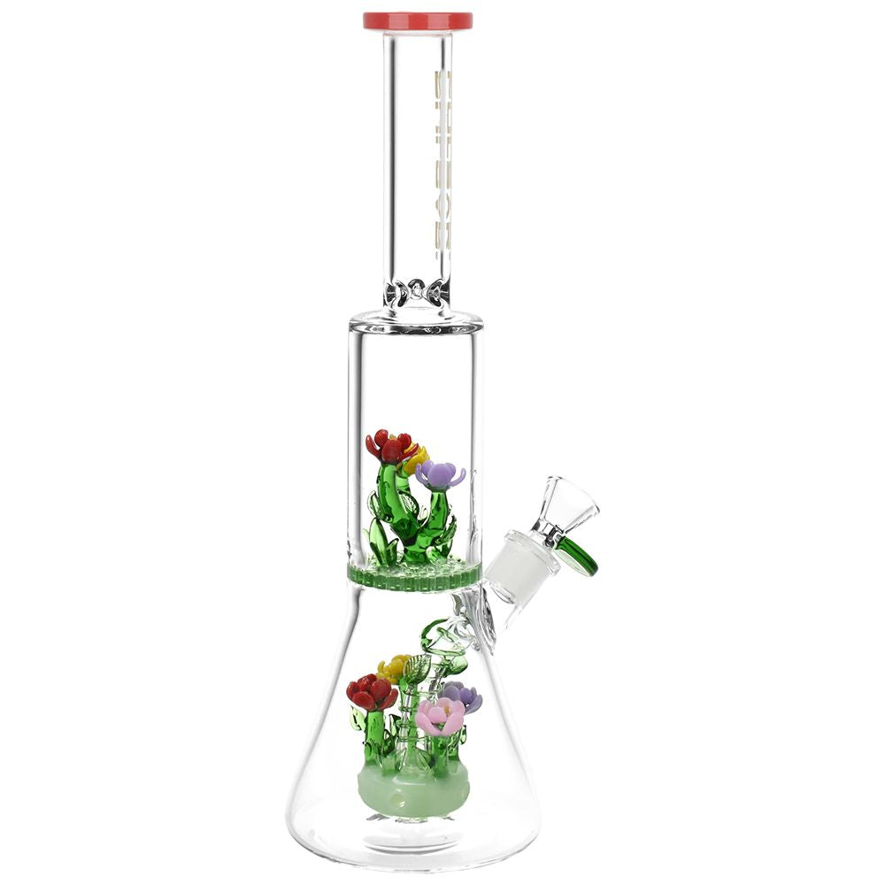 Pulsar ~ Power Is In The Flower Water Pipe - 12" / 14mm F