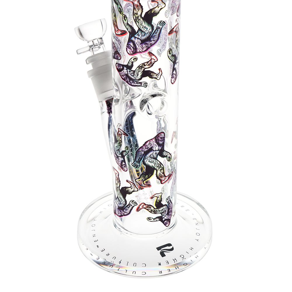 Pulsar ~ Design Series Straight Tube Glass Water Pipe | 12" | 14mm F