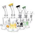 Diamond Glass - Icon Baggins Water Pipe- 7"/14mm F/Colors Vary