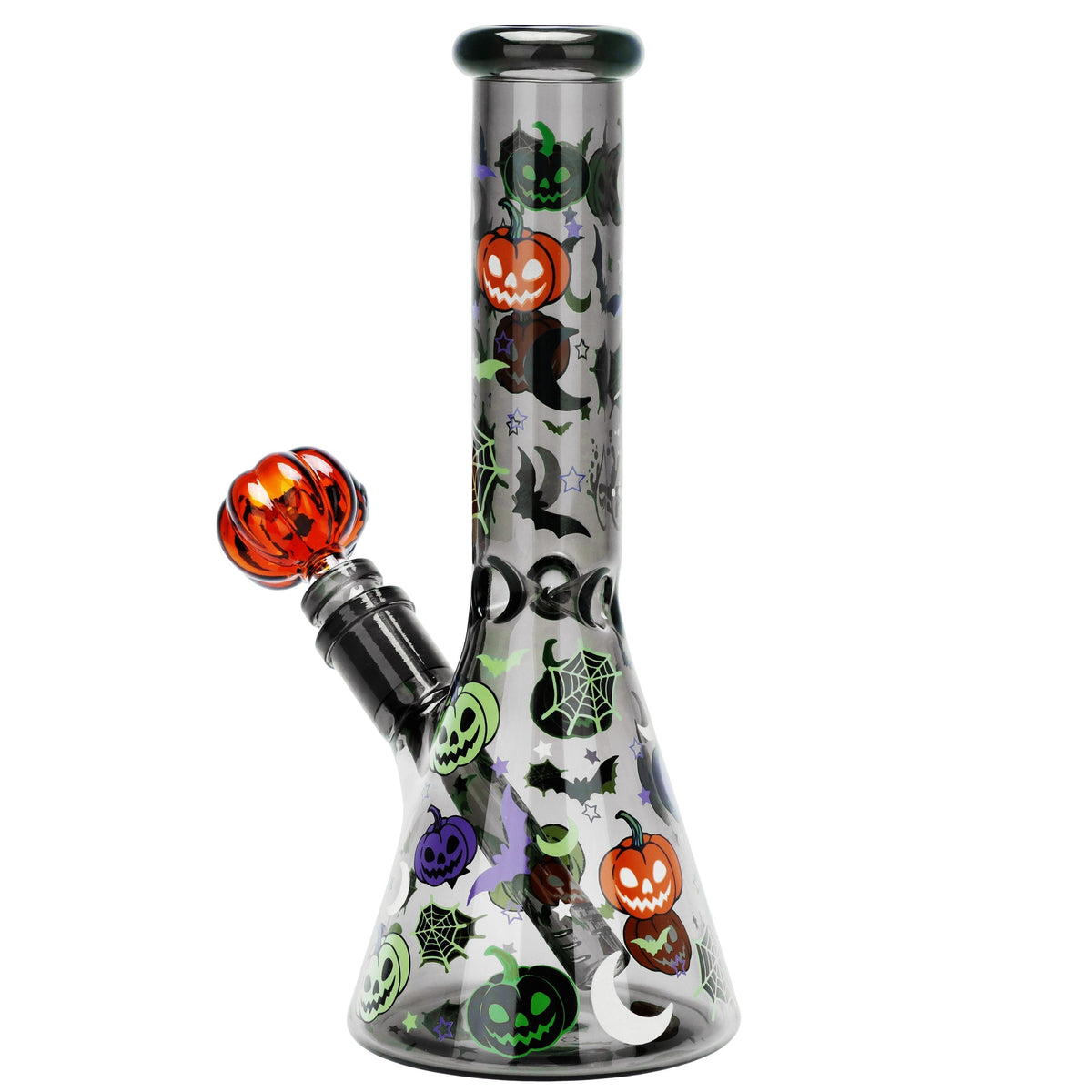 Pulsar ~ Halloween Party Herb Pipe Glow Duo- 10" / 14mm F