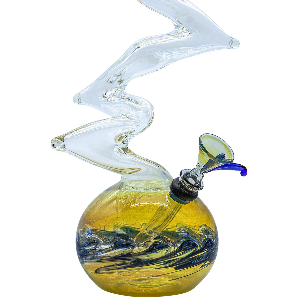 LA Pipes - "Switchback" Bubble Base Bong