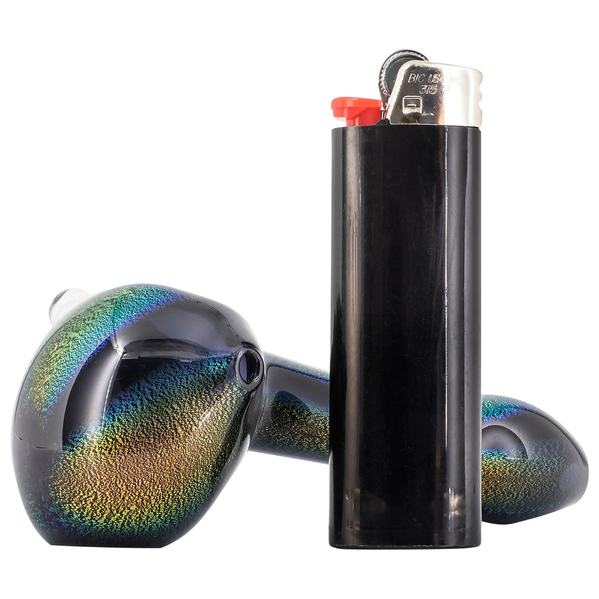 LA Pipes - Galaxy Dichroic Drooper Hand-Pipe