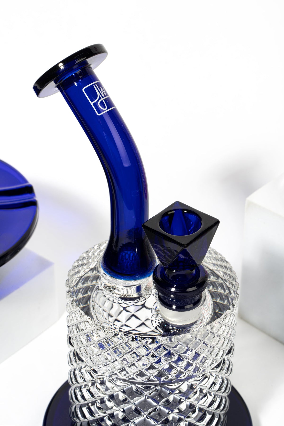Jane West ~ Twenties Collection Water Pipe | Cobalt
