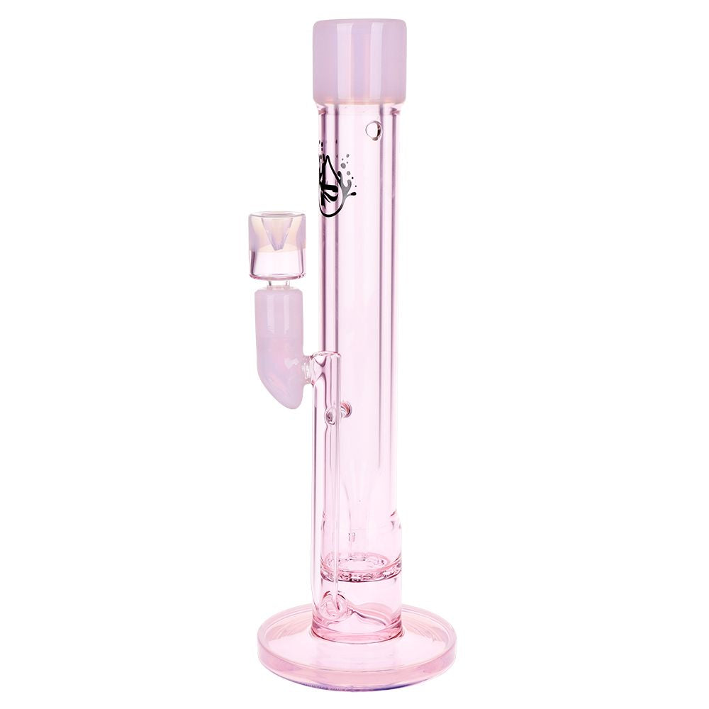 Pulsar ~ Transporter Kicked Straight Tube Glass Water Pipe | 14" | 14mm F