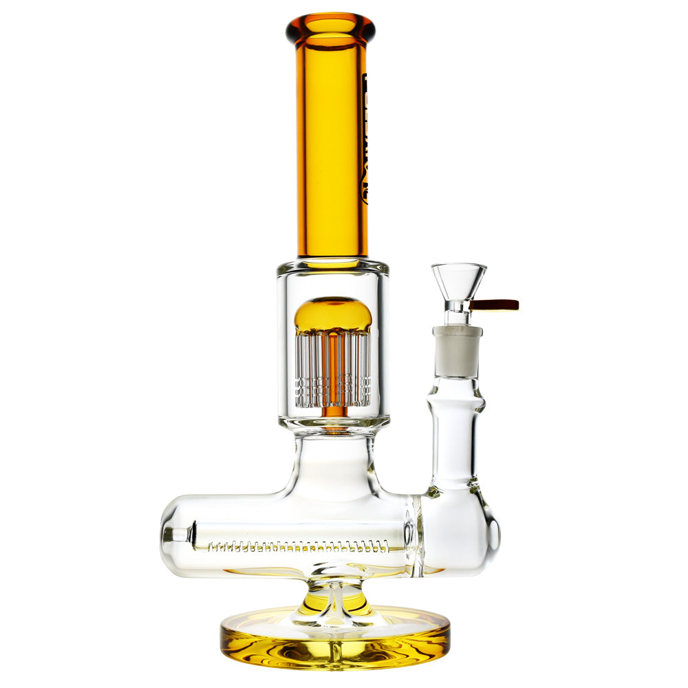 Pulsar ~ Jellyfish Inline Perc Water Pipe- 11"/14mm F/Colors Vary