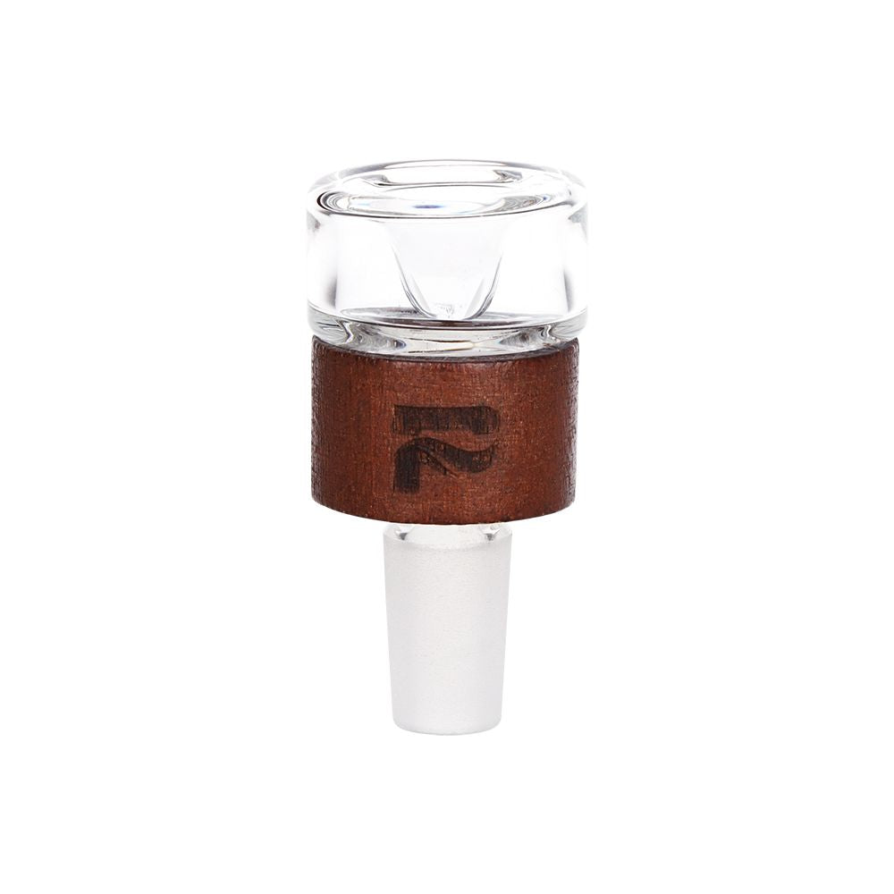 Pulsar ~ Grove Wood on Glass Beaker Water Pipe - 10.75" / 14mm F