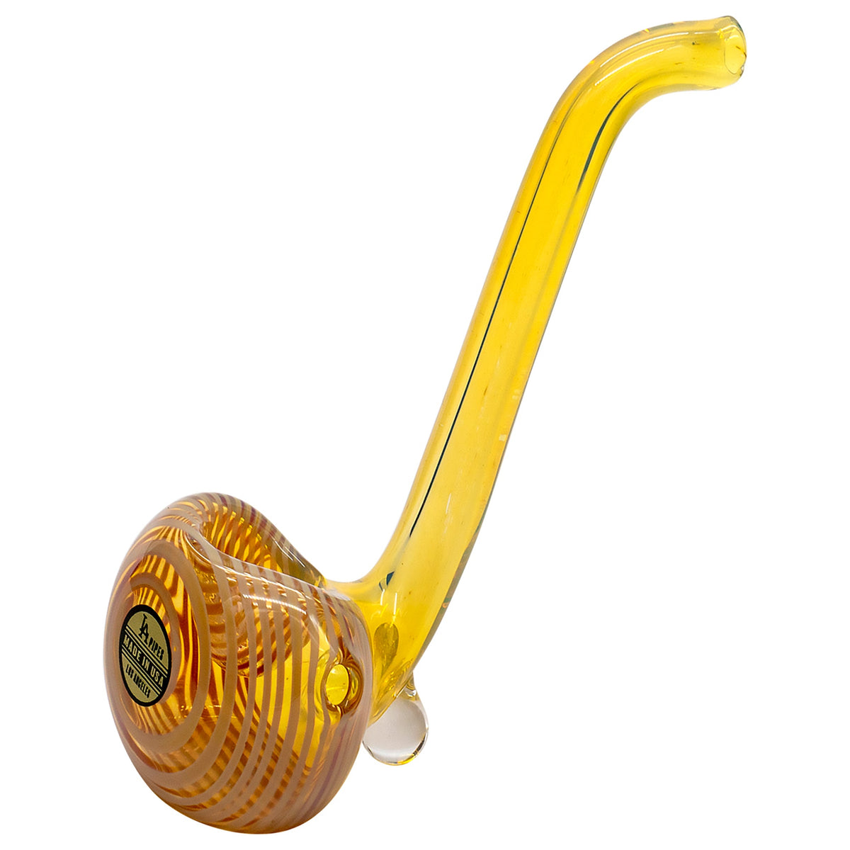 LA Pipes 8 - "Flaco" Skinny Glass Sherlock Pipe