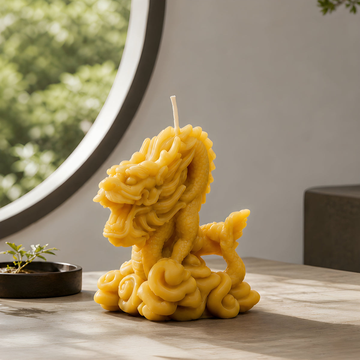 Dragon Beeswax Candle