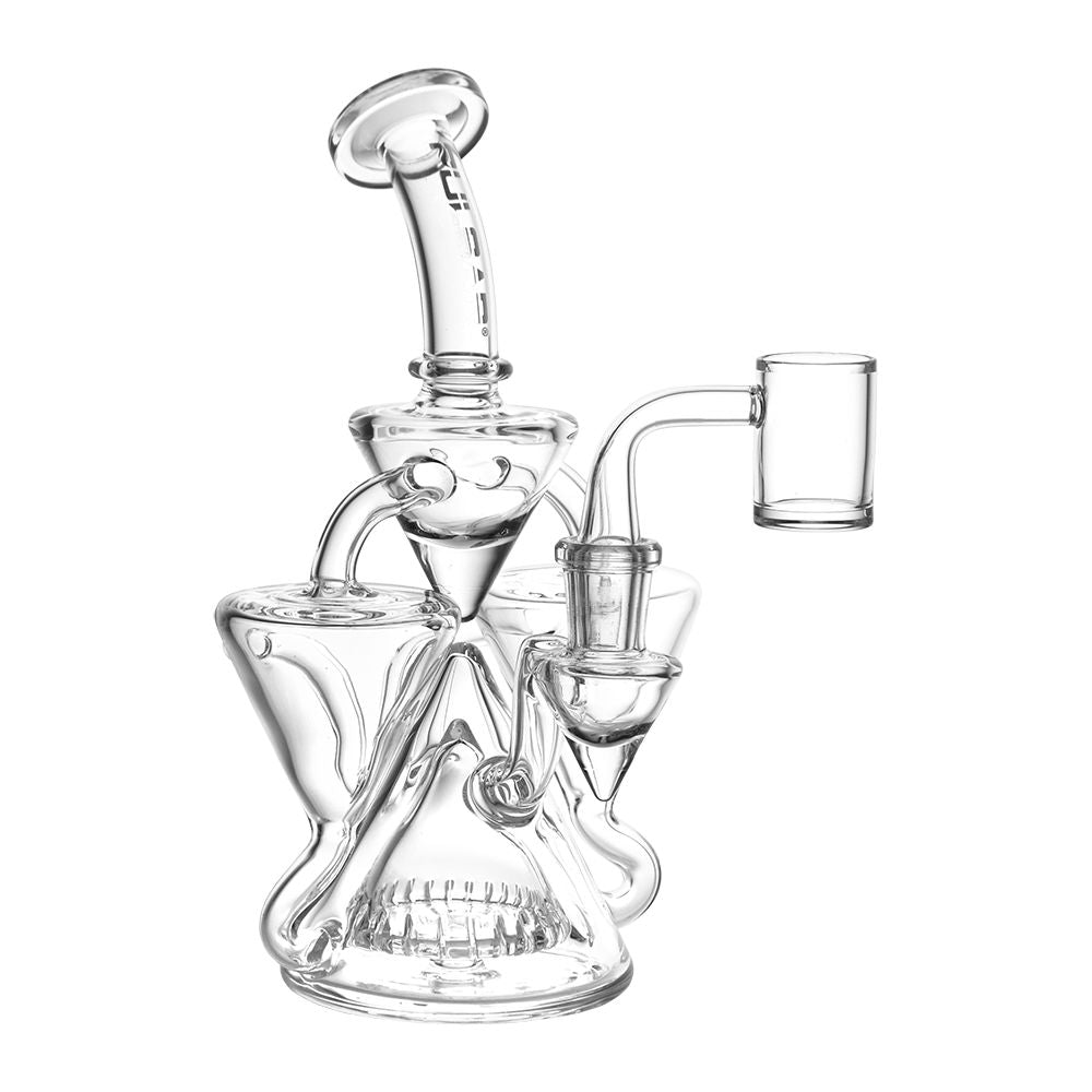 Pulsar ~ Dual Recycler Glass Dab Rig - 7.75" / 14mm F