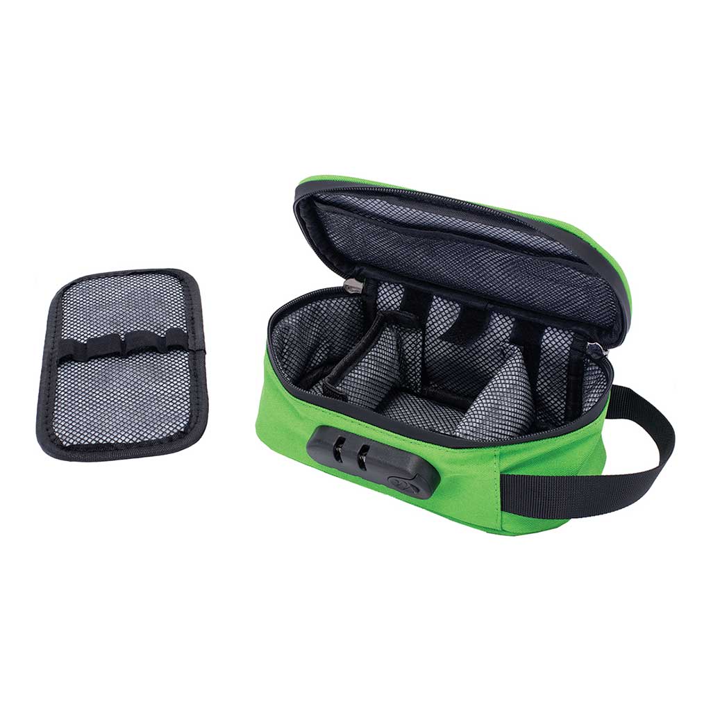 8IN X 4IN X 3IN SMELLPROOF BAG - GREENERY