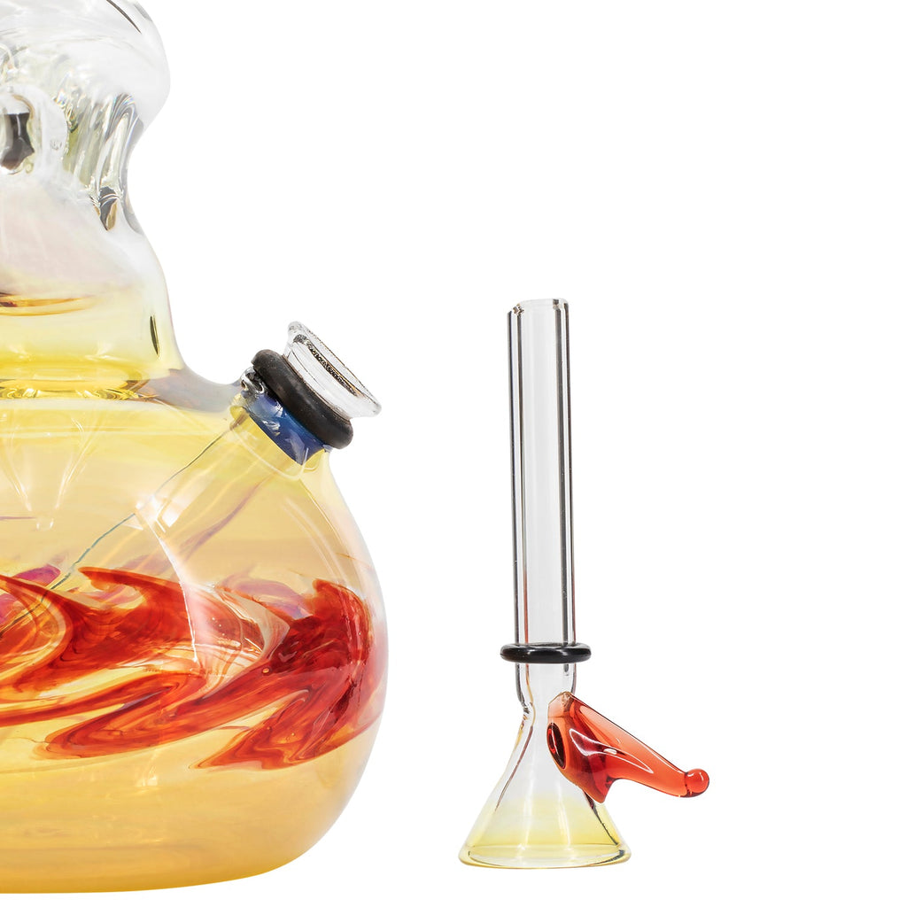 LA Pipes - "Switchback" Bubble Base Bong