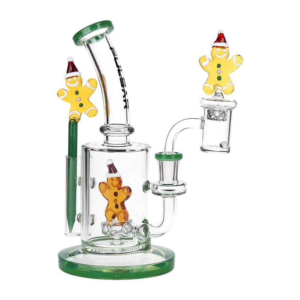 Pulsar ~ Holidaze Series Glass Dab Rig Set | 8.25" | 14mm F