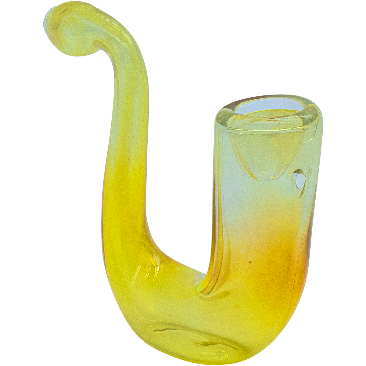 LA Pipes - "Calabash" Fumed Glass Sherlock