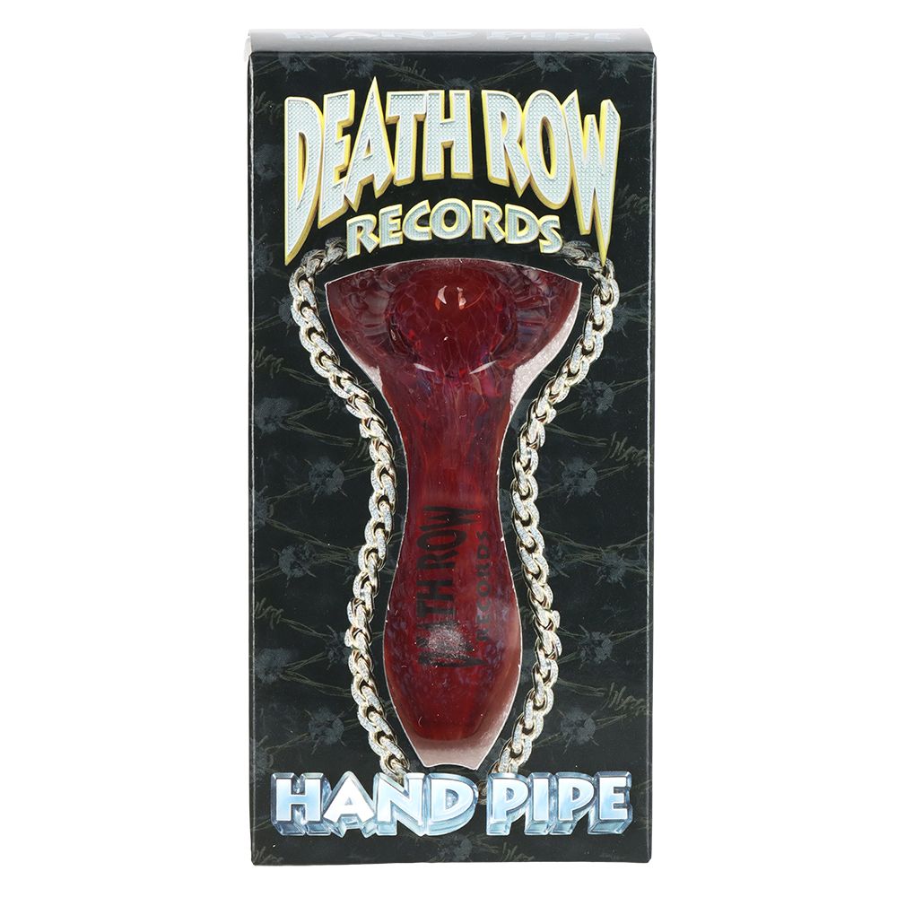 Death Row Records US Frit Glass Spoon Pipe | 4"