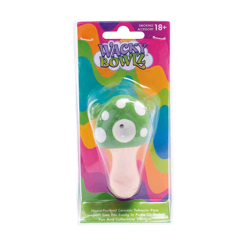 WACKY BOWLZ ~ MUSHROOM CERAMIC PIPE