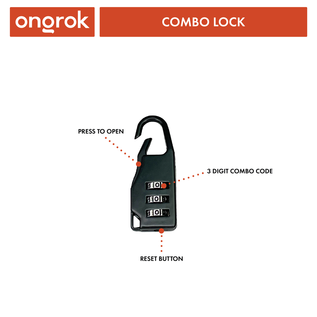 Ongrok - Carbon-lined Wallets with Combination Lock V 2.0 | 3" Sizes (Small, Medium, Large)