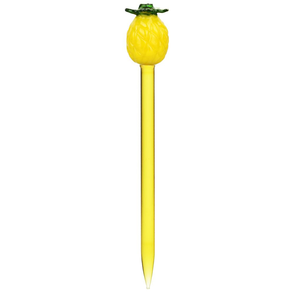 Pulsar ~ Fruit Series Pineapple Express Glow In The Dark Dab Rig Kit - 8" / 14mm F