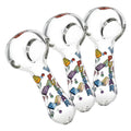 Pulsar ~ Building Blocks Glass Spoon Pipe - 4.5" 3ct